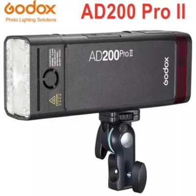 GODOX AD200 Pro II 200Ws Flashes TTL Speedlite Pocket Monolight Strobe Flash - Image 1 of 4
