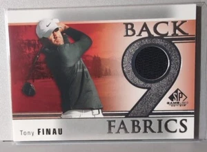 2021 SP Game Used Back 9 Fabrics #B9TF Tony Finau - Picture 1 of 2