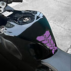 Mc Motoparts Fuel Tank Pad Protector Fish Bone Purple Brick 1 Piece