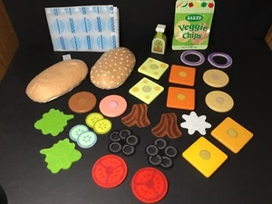 Melissa & Doug Slice & Stack Sandwich Counter Replacement Parts Bun, Meat Cheese - Picture 1 of 5