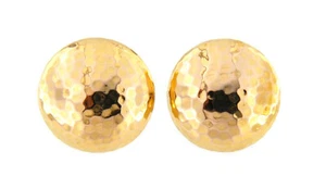 "Par de botones de esmoquin martillados oro amarillo de 18 quilates Tiffany & Co para hombre 3/4" - Imagen 1 de 3