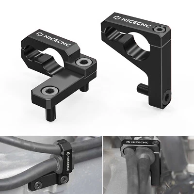 For Honda TRX450ER TRX450R Rear Dual Parking Brake Line Hose Clamps 2006-2009 - Image 1 of 4