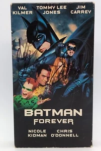 Batman Forever Multi 3x Signed Sleeve Videorecorder Tape O'Donnell Kidman Carrey - Bild 1 von 4