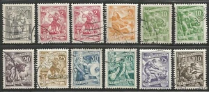 JUGOSLAVIA - Regular postage - Scott no. 343 to 354 -CTO and used - Picture 1 of 1