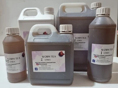 Organic fertilizer Compost Tea, Concentrated Liquid Worm Fertiliser  - image 1 of 4