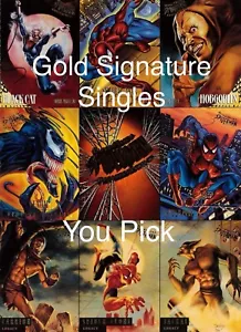 Fleer Ultra Spider-Man 1995 firma dorada singles que elijas - Imagen 1 de 111