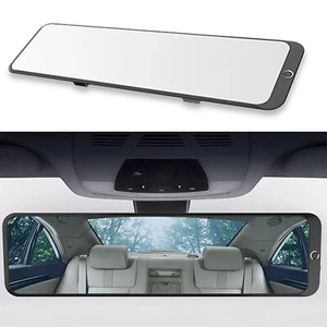 300X80mm Wide Interior Clip On Rear View Flat Mirror Universal Cars Accessories - Picture 1 of 7