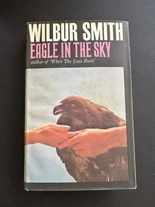 Eagle In The Sky, by Wilbur Smith - 1974 - Signed, 1st, 1st, Vintage HC Book DJ - Picture 1 of 12