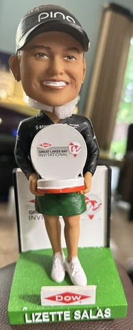 Lizette Salas bobblehead - Dow Great Lakes Bay Invitational tournament LPGA Cover