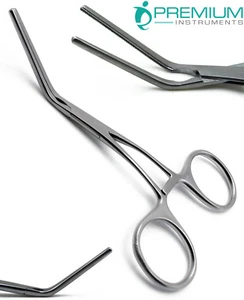 Instrumentos de fórceps en ángulo con abrazadera multiusos pediátrica de 5" abrazadera hemostato - Imagen 1 de 6