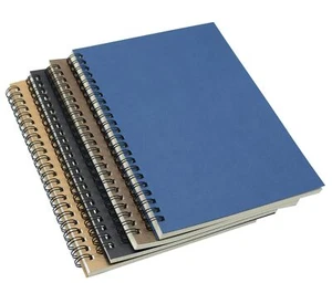 Spiral Notebook, 4 Pcs A5 Craft Softcover 8mm Ruled 4 Color 60 Sheets -120 Pa... - Picture 1 of 9