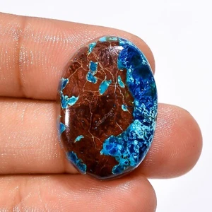 29,00 kt Natürlicher Arizona Azurit Loser Edelstein Oval Cabochon 26 x 18 x 6 mm - Bild 1 von 6