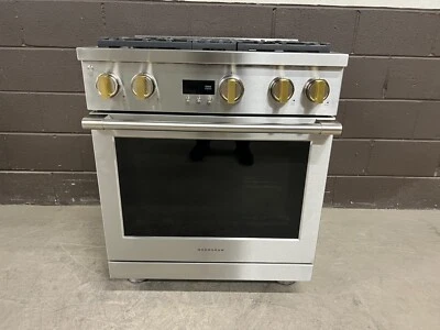 GE Monogram ZGP304NTSS - 30" Professional All Gas Range 4 Burners Stainless - Image 1 of 4