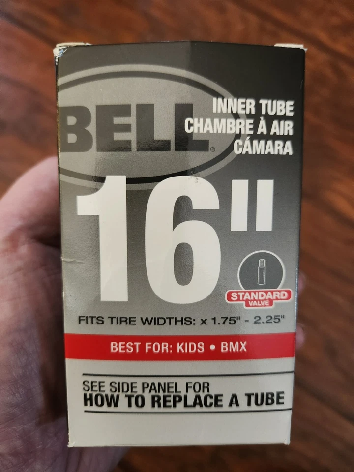 BELL 16" Std. Valve Bicycle Tire Inner Tube Fits Widths 1.75" - 2.25" Kids/BMX - Image 1 of 1