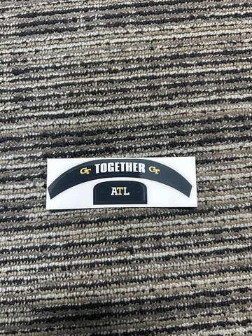 MINI Georgia Tech Yellow Jackets Football Helmet Speed Front & Back Bumpers Cover