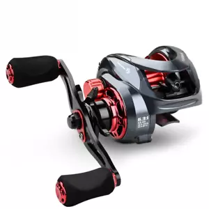 Baitcasting Reel High Speed Gear Ratio Fresh Saltwater Magnetic Brake System New - Picture 1 of 15