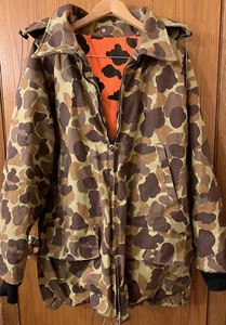 MOUNT'N PRAIRIE CAMO JACKE Mantel JAGD WENDBAR WASSERDICHT HERREN GR XL - Bild 1 von 11
