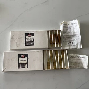 Yonka Yon-Ka Serum & Dermol Capsules Partial Boxes Old Formulas Vintage - Picture 1 of 8