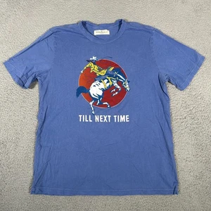 Imogene and Willie Shirt Adult Medium Blue Till Next Time Cowboy Rodeo Graphic - Picture 1 of 8