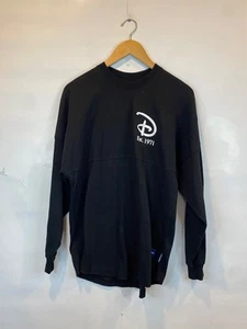 Walt Disney World Spirit Jersey Black White Pullover Long Sleeve Adult Small - Picture 1 of 6