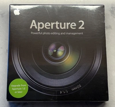 Apple Aperture 2 Photo Editing & Management Upgrade & Aperture NEW SEALED - Image 1 of 4