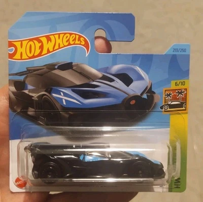 Hot Wheels 2023 Bugatti Bolide First Edition 1:64 Blu Nero - Immagine 1 di 4