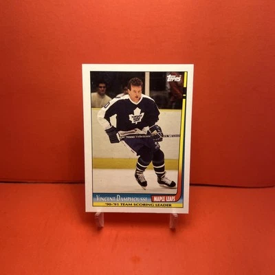 1991-92 Topps Team Scoring Leaders Vincent Damphousse #9 EX🦄 - Image 1 of 2