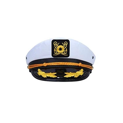 Captain Hat Sailor Hat for Women Boating Captain Hat for Men for Party for Fr... - Image 1 of 4