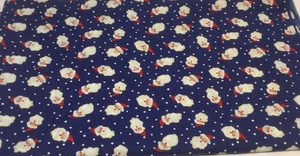 Susan Jill Hall Christmas Santa Spring Industries Fabric 3 Yards X 46” - Picture 1 of 3