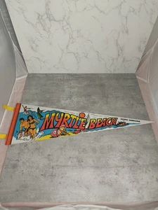 Vintage 1974 "Myrtle Beach" Souvenir 28" Filz Wimpel - Bild 1 von 8
