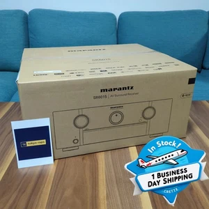 In Stock MARANTZ SR6015 8K AV RECEIVER WITH 3D AUDIO AND HEOS 100V NEW - Picture 1 of 5