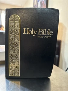 Holy Bible KJV Giant Print 1976 Words of Christ In Red Regency - Foto 1 di 8