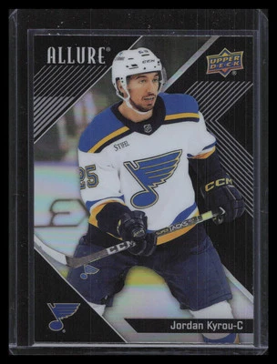 2024-25 Upper Deck Allure #76 Jordan Kyrou Black Rainbow - Image 1 of 2