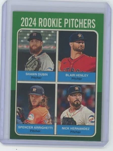 2024 Rookie Pitchers Green Border 2024 Topps Heritage #619 - Picture 1 of 2