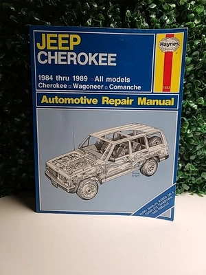 Manual de reparación automotriz Haynes Jeep Cherokee 1984 a 1989 1553 Foto 1 de 4