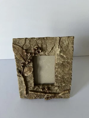 Picture Frame Unique Ceramic with artistic appeal.  Missing Front Panel Glass - Image 1 of 4