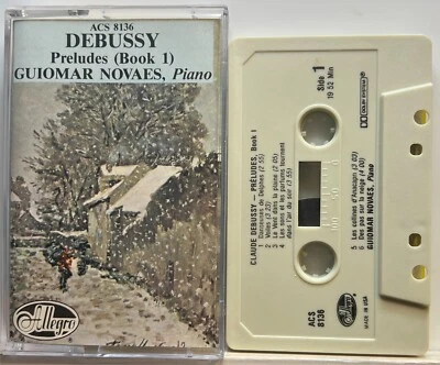Guiomar Novaes : Debussy: Preludes (Book 1) (Cassette Tape 1985 Allegro) *VG* - Image 1 of 2