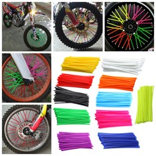 72pcs Front & Rear Spoke Wrap Cover Guard Skin Coats Kit for 19"-21" Rims YZ