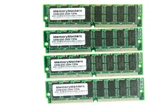 128MB 4x 32MB EDO SIMM 72 pin 60NS NON-PARITY Memory RAM 72PIN "TSOP" - Picture 1 of 1