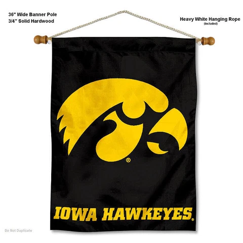 Iowa Hawkeyes Wall Hanging Banner Cover