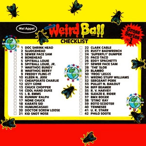 WEIRD BALL 1986 PICK-A-CARD or WRAPPER garbage pail kids madball wacky packages - Picture 1 of 88
