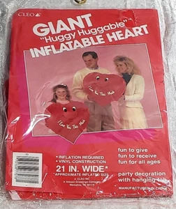 CLEO ~ Giant "Huggy Huggable" Inflatable Heart ~ 21" ~ New/Sealed - Picture 1 of 1