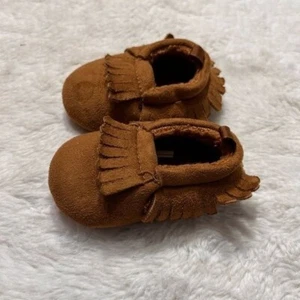 Leather Moccasins baby size 3 - Picture 1 of 6
