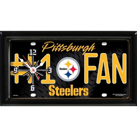 NFL Clock - Pittsburgh Steelers Cover