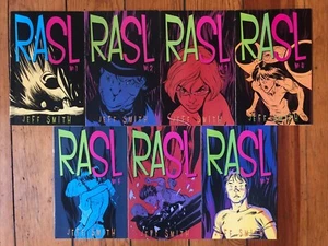 Rasl #1 2 3 4 5 6 7 Cartoon Books 2008 Jeff Smith (Bone) Peter Bagge Library Set - Picture 1 of 6