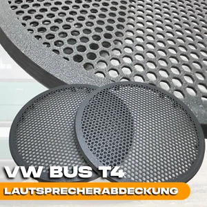 Lautsprecher Abdeckung passend für VW Bus T4, farbähnlich 703035793C dunkelgrau - Bild 1 von 6