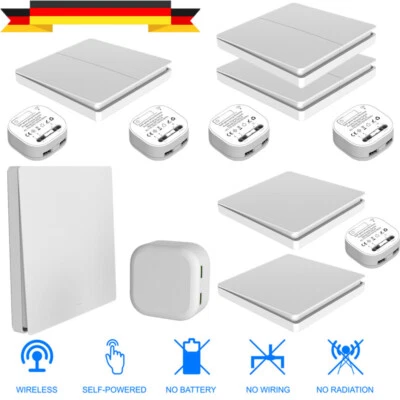 Mini Funk Empfänger 433mhz Funkschalter System Wandschalter Lichtschalter 230V - Bild 1 von 4