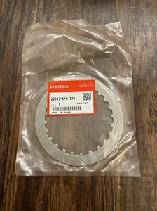 NEW Honda Clutch Plate CRF250 CRF250X CRF250R Metal Steel 22321-KF0-770 GENUINE - Picture 1 of 3