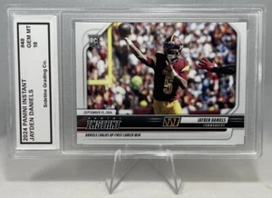 Jayden Daniels Rookie Graded 10 Gem Mint #40 2024 Panini Instant RC First Win - Bild 1 von 3