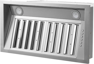 48-inch range Hood Built-in/Insert 48 inch, Stainless Steel Kitchen Vent 600 CFM - Image 1 of 4